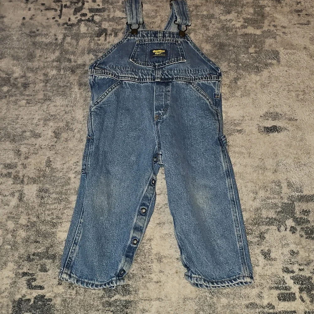 Osh Kosh B'gosh Toddler Classic Blue Denim Overalls